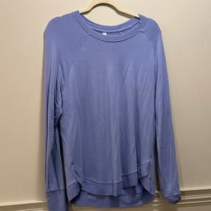 Athleta Periwinkle Crew Neck Top